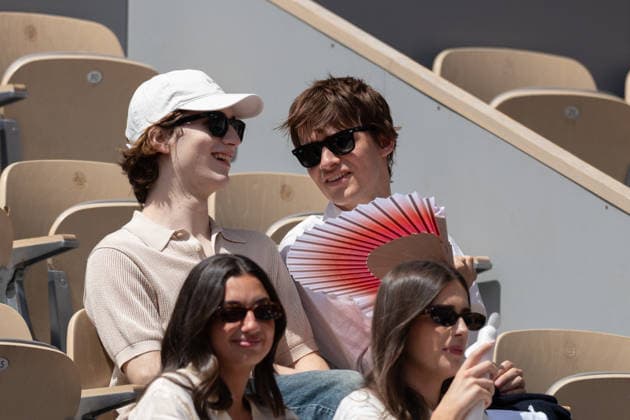 2026 French Open - Celebrities In Stand Day 9 NB Pierre de Maere and his Boyfriend in stand day 9 during the 2026 French Open at Roland Garros on June 01, 2026 in Paris, France. Photo by Nasser Berzane ABACAPRESS.COM  Copyright: xBerzanexNasser ABACAx