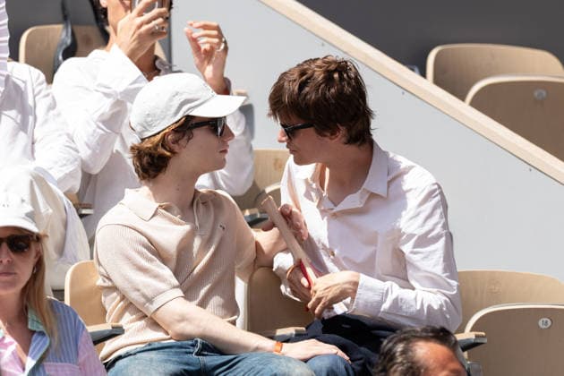 2026 French Open - Celebrities In Stand Day 9 NB Pierre de Maere and his Boyfriend in stand day 9 during the 2026 French Open at Roland Garros on June 01, 2026 in Paris, France. Photo by Nasser Berzane ABACAPRESS.COM  Copyright: xBerzanexNasser ABACAx