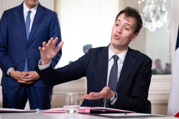 Choose France Business Summit - Paris Mistral CEO Arthur Mensch during the Choose France business summit, aiming to attract foreign investors to the country, at the Chateau de Versailles in Versailles, near Paris, France, June 1, 2026.Photo by Eliot Blondet ABACAPRESS.COM Paris France France  Copyright: xBlondetxEliot ABACAx