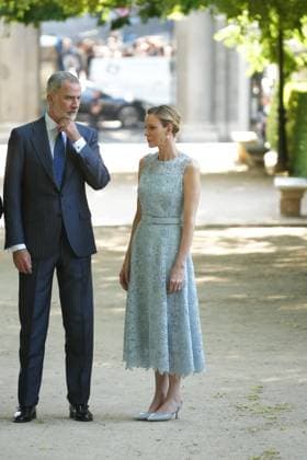 Spanish Queen Letizia, Monaco Prince Alberto II, Spanish King Felipe VI and Monaco Princess Charlene attending 150 anniversary of Primera misión diplomática entre Espana y Monaco in Madrid on Monday, 1 June 2026. Cordon Press 