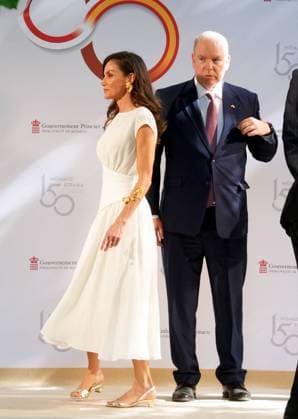 Spanish Queen Letizia, Monaco Prince Alberto II, Spanish King Felipe VI and Monaco Princess Charlene attending 150 anniversary of Primera misión diplomática entre Espana y Monaco in Madrid on Monday, 1 June 2026. Cordon Press 