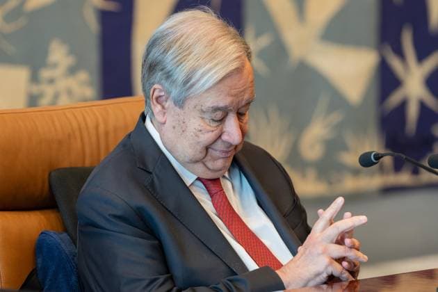 June 1, 2026, New York, New York, USA: Secretary-General Antonio Guterres meeting with Oana-Silvia Toiu, Minister for Foreign Affairs of Romania at UN Headquarters in New York, NY on June 1, 2026. New York USA  - ZUMAr339 20260601_znp_r339_005 Copyright: xLevxRadinx