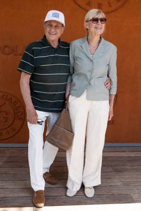 Chantal Ladesou and her husband Michel Ansault in the village during the French Open Tennis Championships at Roland Garros 2026 Paris, on June 1st, 2026 Jacovides Moreau Bestimage Celebrities in the village during the French Open Tennis Championships at Roland Garros 2026 Paris, on June 1st, 2026 Paris France  Copyright: xJACOVIDES-MOREAUx xBESTIMAGExJACOVIDES-MOREAUx xBESTIMAGEx