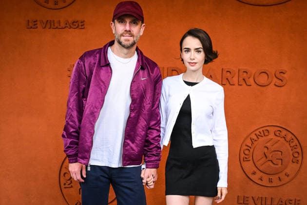 June 1, 2026, Paris, France, France: Charlie McDowell and Lily Collins during the Roland-Garros 2026, French Open 2026, Grand Slam tennis tournament at Roland-Garros Stadium on June 01, 2026 in Paris, France. Paris France - ZUMAm308 20260601_zsp_m308_056 Copyright: xMatthieuxMirvillex