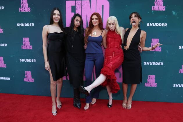 Los Angeles CA - JUNE 01 Zion Moreno, Sophia Ali, Bella Throne, Chloe Cherry, Izabel Pakzad at the Find Your Friends Special Screening on June 01, 2026. Credit: USA  - ZUMAa123 20260601_zaa_a123_096 Copyright: xAdMediax