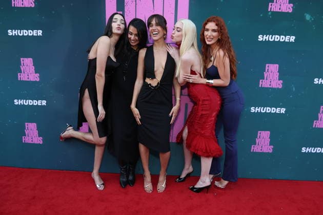 Los Angeles CA - JUNE 01 Zion Moreno, Sophia Ali, Bella Throne, Chloe Cherry, Izabel Pakzad at the Find Your Friends Special Screening on June 01, 2026. Credit: USA  - ZUMAa123 20260601_zaa_a123_120 Copyright: xAdMediax