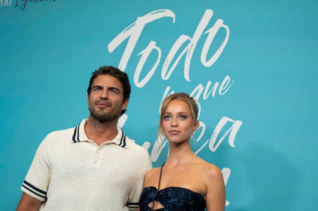 June 1, 2026, Madrid, Spain: Maxi Iglesias and Margarida Corceiro attend the Todo lo que Ninca Fuimos premiere at the Luxury Palafox cinema. Madrid Spain  - ZUMAs197 20260601_aaa_s197_223 Copyright: xAtilanoxGarciax