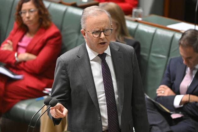 QUESTION TIME, Prime Minister Anthony Albanese during Question Time in the House of Representatives at Parliament House in Canberra, Tuesday, June 2, 2026. ( NO ARCHIVING CANBERRA AUSTRALIAN CAPITAL TERRITORY AUSTRALIA  Copyright: xMICKxTSIKASx 20260602127695585000