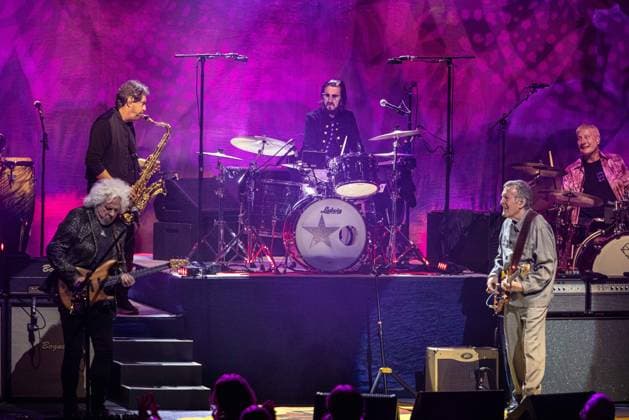June 1, 2026, Salt Lake City, Ut, US: Ringo Starr and His All Starr Band, featuring Steve Luthaker, Warren Ham, Hamish Stuart and Gregg Bissonette Performs in Salt Lake City at The Eccles Theater Salt Lake City US  - ZUMAn274 20260601_fap_n274_011 Copyright: xMosesxNamkungx