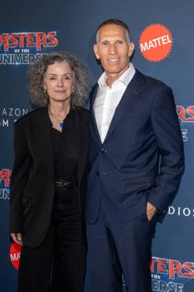 June 1, 2026, New York, United States: (L-R) Courtenay Valenti, VP of Film for Amazon MGM, and Ynon Kreiz, CEO of Mattel, attend Masters of the Universe Fan Screening at Regal Times Square on June 1, 2026 in New York City. New York United States  - ZUMAs197 20260601_aaa_s197_287 Copyright: xRonxAdarx