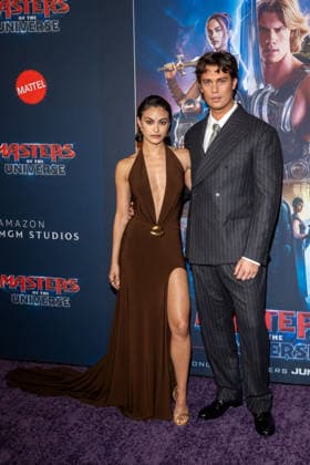 June 1, 2026, New York, United States: (L-R) Camila Mendes and Nicholas Galitzine attend Masters of the Universe Fan Screening at Regal Times Square on June 1, 2026 in New York City. New York United States - ZUMAs197 20260601_aaa_s197_355 Copyright: xRonxAdarx