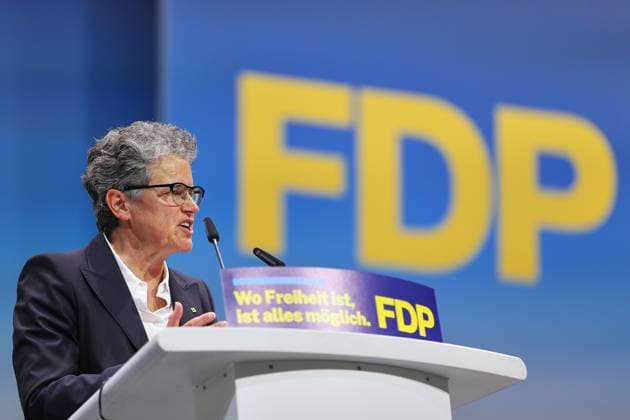Berlin, Deutschland, 30.05.2026: Estrel: 77. Bundesparteitag der FDP: Lydia Hüskens *** Berlin, Germany, 30 05 2026 Estrel 77 Federal Party Conference of the FDP Lydia Hüskens Copyright: xdtsxNachrichtenagenturx dts_121402