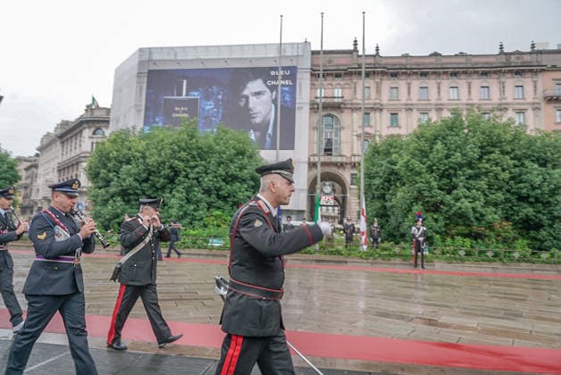 IPA85256964 - MILAN, 2 06 2026 - Piazza del Duomo, flag-raising ceremony for the 80th anniversary of the Italian Republic Day.  Copyright: xEmanuelexRobertoxDexCarlix xx 85256964