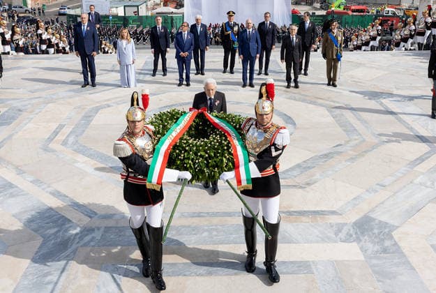 Foto IPP SPGR Paolo Giandotti Roma 02 06 2026 Festa della Repubblica dell Italia istituita per ricordare la nascita della Repubblica Italiana nella foto Il Presidente Sergio Mattarella all Altare della Patria (Foto di Paolo Giandotti - Ufficio per la Stampa e la Comunicazione) *** Photo IPP SPGR Paolo Giandotti Rome 02 06 2026 Italys Republic Day established to commemorate the birth of the Italian Republic pictured President Sergio Mattarella at the Altar of the Fatherland Photo by Paolo Giandotti Press and Communications Office 