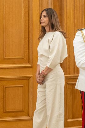 Queen Letizia in audience to a representation of FEDEPE Mariló Montero during the audience to one of the Spanish Federation of Women Managers, Executives, Professionals and Entrepreneurs FEDEPE on the occasion of the 35th anniversary of its award, at the Palace of La Zarzuela, on June 2, 2026, in Madrid Spain FAMOUS QUEEN KING FEDEPE WOMEN BUSINESS José Madrid Madrid Madrid Spain  Copyright: xJosÃ xOlivax 7565529