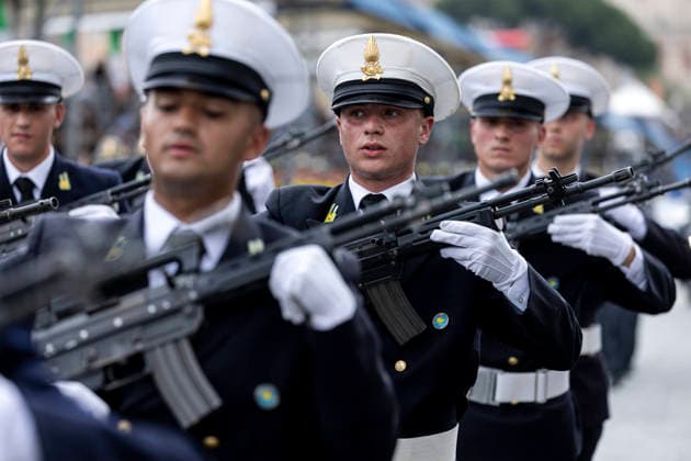 June 2, 2026, Roma, Italia: The annual military parade on the occasion of the 80th anniversary of Republic Day (Festa della Repubblica) at the Fori Imperiali, Rome, Italy, 02 June 2026. Republic Day is a national day of celebration established to commemorate the founding of the Italian Republic. It is celebrated every year on 02 June, the date of the institutional referendum of 1946, with the main celebration taking place in Rome. ANSA MASSIMO PERCOSSI (parata militare) Roma Italia  - ZUMAa110 20260602_zaf_a110_011 Copyright: xMassimoxPercossix