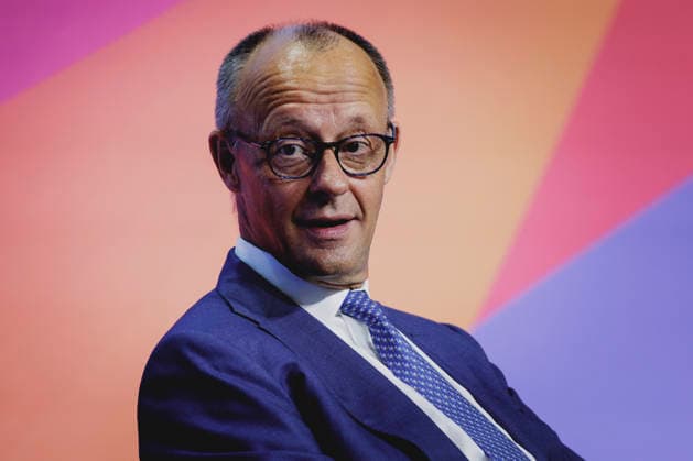 Friedrich Merz (CDU), Bundeskanzler, aufgenommen beim Ostdeutschen Wirtschaftsforum in Bad Saarow, 02.06.2026. Bad Saarow Deutschland *** Friedrich Merz CDU , Federal Chancellor, photographed at the East German Economic Forum in Bad Saarow, 02 06 2026 Bad Saarow Germany Copyright: xFlorianxGaertnerx