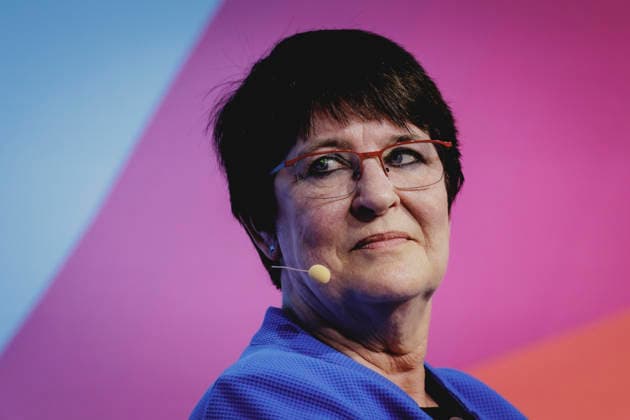 Jutta Matreux, Werkleiterin des Standorts Nuenchritz von Wacker Chemie AG, aufgenommen beim Ostdeutschen Wirtschaftsforum in Bad Saarow, 02.06.2026. Bad Saarow Deutschland *** Jutta Matreux, Plant Manager of the Nuenchritz site of Wacker Chemie AG, recorded at the East German Economic Forum in Bad Saarow, 02 06 2026 Bad Saarow Germany Copyright: xFlorianxGaertnerx