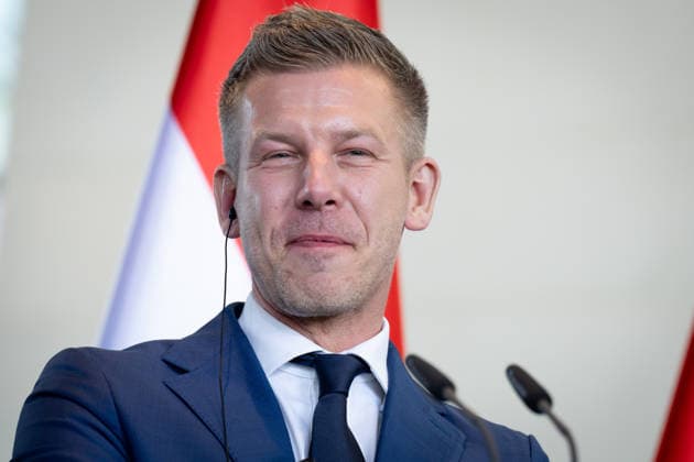 Ministerpräsident, Péter Magyar Berlin, Bundeskanzleramt, Pressekonferenz, Ministerpräsident, Ungarn, Péter Magyar Berlin Berlin GER *** Prime Minister, Péter Magyar Berlin, Federal Chancellery, Press conference, Prime Minister, Hungary, Péter Magyar Berlin Berlin GER