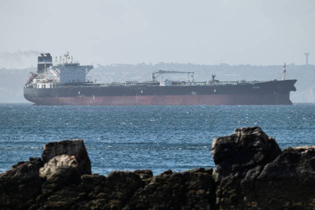 TAGOR Finistere PHOTOPQR OUEST FRANCE Guillaume Saligot Ouest France Morgat 02 06 2026 The oil tanker TAGOR, presented as a ship of the Russian ghost fleet, and seized by the French Navy off the Atlantic coast, in the bay of Douarnenez Finistere Finistère , June 02 2026 , taken from Morgat Finistere Photo Guillaume Saligot Ouest France France, june 2nd 2026 The Russian oil tanker TAGOR, presented as a ship of the Russian ghost fleet, and seized by the French Navy off the Atlantic coast, arrives in the Bay of Douarnenez Finistere Finistère , on June 2, 2026 Morgat France  Copyright: xPHOTOPQR OUESTxFRANCE MAXPPPxGuillaumexSaligotx xOuest-Francex 20260602OFR9073 20260602OFR9073