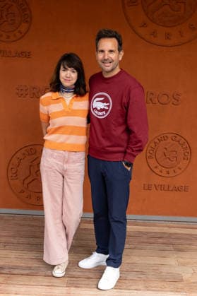 RG26 - French Open - People Village Day 10 NB Delphine McCarty, Christophe Michalak attends the Village day 10 during the 2026 French Open at Roland Garros on June 02, 2026 in Paris, France. Photo by Nasser Berzane ABACAPRESS.COM  Copyright: xBerzanexNasser ABACAx