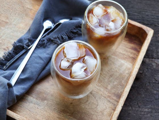 IMAGO Creative, Food, Trend, Iced Coffee eiskaffee,eiscafé ** iced coffee,iced coffees 4pk-h7c