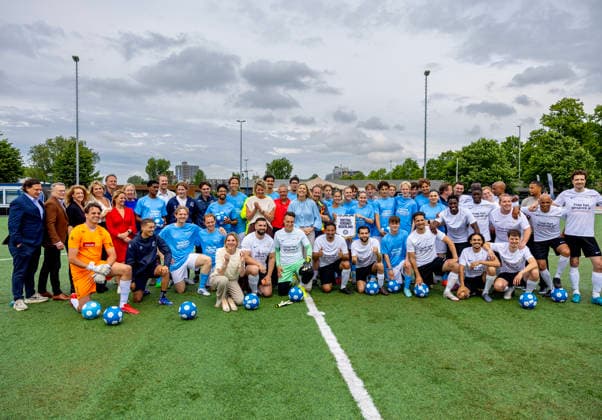 02-06-2026 Voorburg Queen Maxima, Honorary Chair of the MIND Us Foundation, during the kick off the ˜The Invisible Injury™ program by the KNVB and Zilveren Kruis at Forum Sport in Voorburg. Â  Copyright: xPPEx