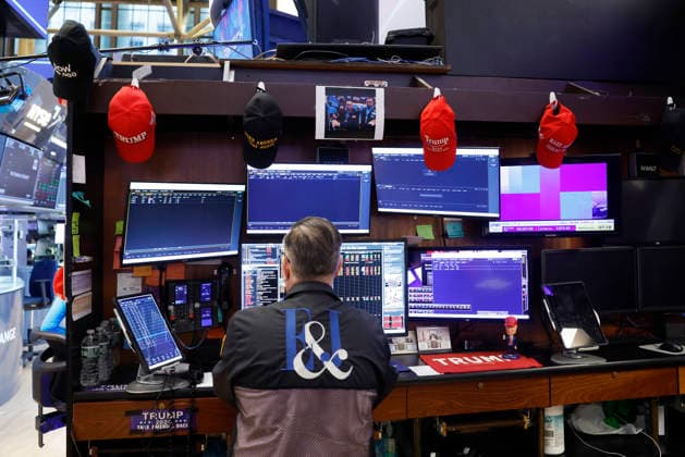 Traders work on the floor of the New York Stock Exchange on Wall Street on Tuesday, June 2, 2026 in New York City. According to Tuesday s Job Openings and Labor Turnover Survey, Job openings surged in April to reach their highest level since May 2024.  NYP20260602118 JOHNxANGELILLO