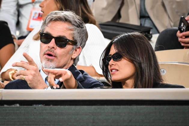 June 2, 2026, Paris, France, France: Chris Pine and Keana Sky Wenger during the Roland-Garros 2026, French Open 2026, Grand Slam tennis tournament at Roland-Garros Stadium on June 02, 2026 in Paris, France. Paris France - ZUMAm308 20260602_zsp_m308_040 Copyright: xMatthieuxMirvillex