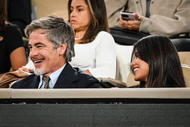 June 2, 2026, Paris, France, France: Chris Pine and Keana Sky Wenger during the Roland-Garros 2026, French Open 2026, Grand Slam tennis tournament at Roland-Garros Stadium on June 02, 2026 in Paris, France. Paris France - ZUMAm308 20260602_zsp_m308_037 Copyright: xMatthieuxMirvillex