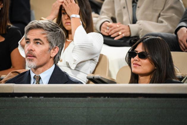 June 2, 2026, Paris, France, France: Chris Pine and Keana Sky Wenger during the Roland-Garros 2026, French Open 2026, Grand Slam tennis tournament at Roland-Garros Stadium on June 02, 2026 in Paris, France. Paris France  - ZUMAm308 20260602_zsp_m308_043 Copyright: xMatthieuxMirvillex