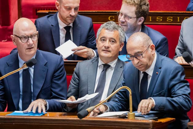 Paris, France June 2, 2026 - Session of questions to the government at the French National Assembly - Roland Lescure, Gerald Darmanin, Laurent Nunez POLITIQUE, ASSEMBLEE NATIONALE, QAG, HEMICYCLE  Copyright: xVincentxIsorex