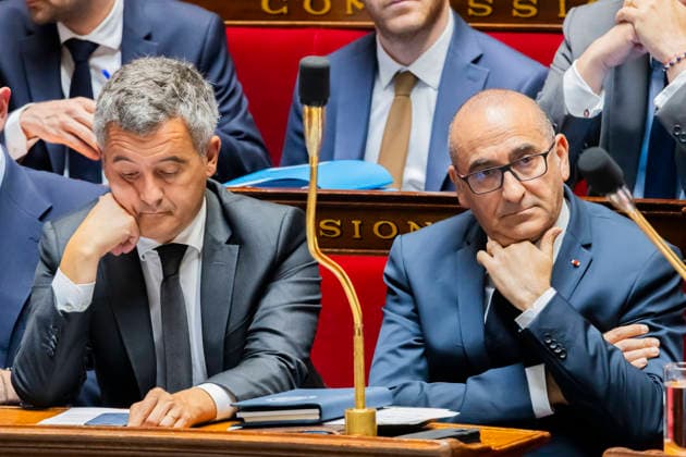 Paris, France June 2, 2026 - Session of questions to the government at the French National Assembly - Gerald Darmanin, Laurent Nunez POLITIQUE, ASSEMBLEE NATIONALE, QAG, HEMICYCLE  Copyright: xVincentxIsorex