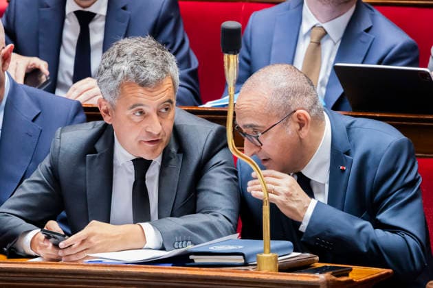 Paris, France June 2, 2026 - Session of questions to the government at the French National Assembly - Gerald Darmanin, Laurent Nunez POLITIQUE, ASSEMBLEE NATIONALE, QAG, HEMICYCLE  Copyright: xVincentxIsorex