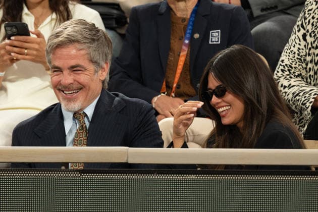 Celebs in the tribunes at Roland Garros 2026 - Paris LZ Chris Pine and Keana Sky Wenger attend the 10rd day of the Roland-Garros 2026 at Roland Garros on June 2, 2026 in Paris, France. Photo by Laurent Zabulon ABACAPRESS.COM  Copyright: xZabulonxLaurent ABACAx
