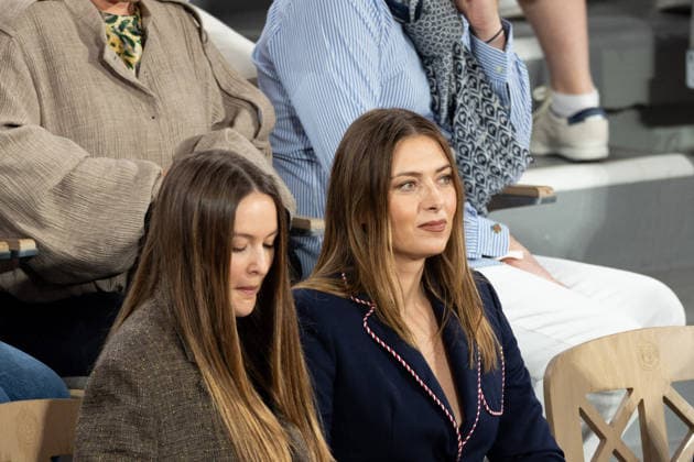 2026 French Open - Celebrities In Stand Day 10 NB Maria Sharapova in stand day 10 during the 2026 French Open at Roland Garros on June 02, 2026 in Paris, France. Photo by Nasser Berzane ABACAPRESS.COM  Copyright: xBerzanexNasser ABACAx