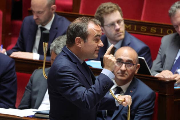 Session of Questions to the Government in National Assembly - Paris French Prime Minister Sebastien Lecornu seen here during a session of Questions to the Government at the French National Assembly in Paris, France on May 2, 2026. Photo by Henri Szwarc ABACAPRESS.COM Paris France  Copyright: xSzwarcxHenri ABACAx