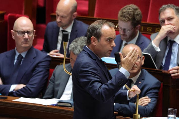 Session of Questions to the Government in National Assembly - Paris French Prime Minister Sebastien Lecornu seen here during a session of Questions to the Government at the French National Assembly in Paris, France on May 2, 2026. Photo by Henri Szwarc ABACAPRESS.COM Paris France  Copyright: xSzwarcxHenri ABACAx