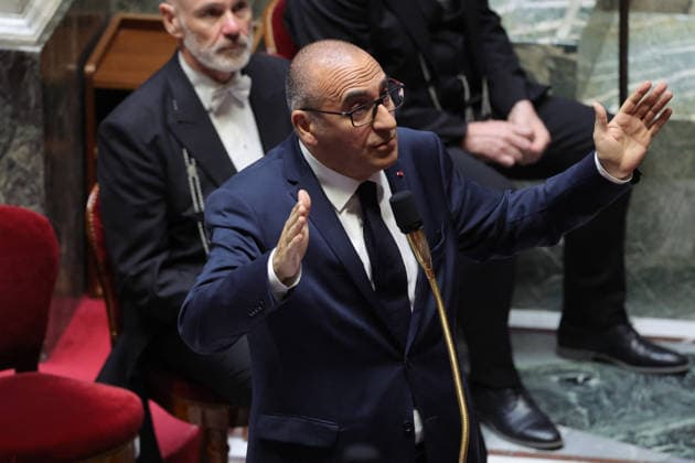 Session of Questions to the Government in National Assembly - Paris French Minister of the Interior Laurent Nunez seen here during a session of Questions to the Government at the French National Assembly in Paris, France on May 2, 2026. Photo by Henri Szwarc ABACAPRESS.COM Paris France  Copyright: xSzwarcxHenri ABACAx