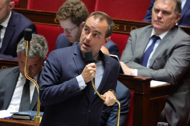 Session of Questions to the Government in National Assembly - Paris French Prime Minister Sebastien Lecornu seen here during a session of Questions to the Government at the French National Assembly in Paris, France on May 2, 2026. Photo by Henri Szwarc ABACAPRESS.COM Paris France  Copyright: xSzwarcxHenri ABACAx