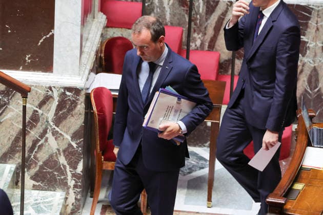 Session of Questions to the Government in National Assembly - Paris French Prime Minister Sebastien Lecornu seen here during a session of Questions to the Government at the French National Assembly in Paris, France on May 2, 2026. Photo by Henri Szwarc ABACAPRESS.COM Paris France  Copyright: xSzwarcxHenri ABACAx