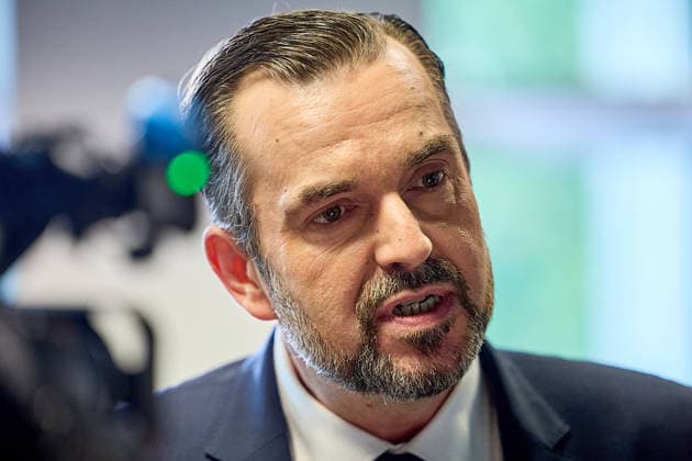 - Wien 02.06.2026 - NEOS Hearing ORF GD Kandidaten- Öffentliches Hearing der Kandidaten für das Amt des ORF-Generaldirektors im ORF-Funkhaus Wien. Insgesamt bewerben sich 13 Kandidaten um die Nachfolge an der Spitze des ORF. 5 von ihnen wurden zu einem öffentlichen Hearing des NEOS Lab eingeladen, um ihre Vorstellungen für die Zukunft des öffentlich-rechtlichen Rundfunks zu präsentieren. PHOTO: Ex-APA-CEO Clemens Pig. Vienna (AUSTRIA) - Candidates for the position of ORF Director General during a public hearing organized by NEOS Lab at the ORF Funkhaus in Vienna. Medienpolitik, Medienreform, Public Service, Digitalisierung, Unabhängigkeit, Medienmanagement, Demokratie, Stiftungsrat, Medienzukunft, Auswahlverfahren, öffentlich recht 
