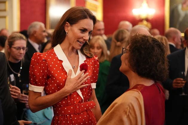 . 02 06 2026. London, United Kingdom. Kate Middleton, the Princess of Wales, at a reception to mark the 125th anniversary of Cancer Research UK at St.JamesÕs Palace in London.  xPoolx xi-Imagesx IIM-26802-0048
