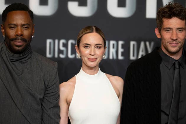 Photocall Disclosure Day in Paris Emily Blunt, Colman Domingo, Josh O Connor pose during a photocall for the premiere of the film Disclosure Day in Paris, France, June 2, 2026. Photo by Eliot Blondet ABACAPRESS.COM Paris France France  Copyright: xBlondetxEliot ABACAx