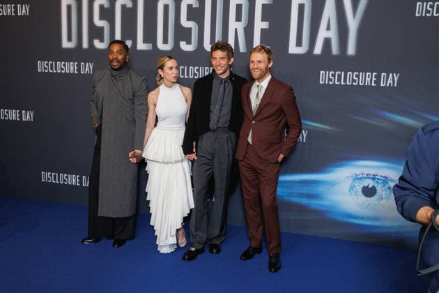 Disclosure Day premiere at Grand Rex theatre Celebrities arrival on red carpet Colman Domingo, Emily Blunt, Josh O Connor and Wyatt Russell 456967 2026 06 02  Copyright: xSebastienxFremontx xStarfacex STAR_456967_022