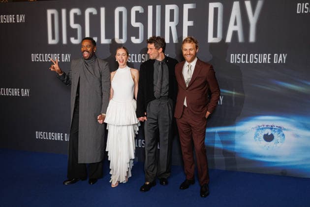 Disclosure Day premiere at Grand Rex theatre Celebrities arrival on red carpet Colman Domingo, Emily Blunt, Josh O Connor and Wyatt Russell 456967 2026 06 02  Copyright: xSebastienxFremontx xStarfacex STAR_456967_093
