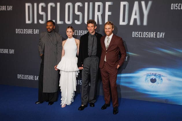 Disclosure Day premiere at Grand Rex theatre Celebrities arrival on red carpet Colman Domingo, Emily Blunt, Josh O Connor and Wyatt Russell 456967 2026 06 02  Copyright: xSebastienxFremontx xStarfacex STAR_456967_106