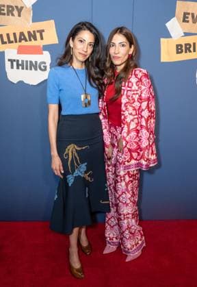 June 2, 2026, New York, New York, USA: Huma Abedin (L) attends opening night for Every Brilliant Thing with Mariska Hargitay making her Broadway debut at The Hudson Theatre in New York, NY on June 2, 2026. New York USA  - ZUMAr339 20260602_znp_r339_049 Copyright: xLevxRadinx