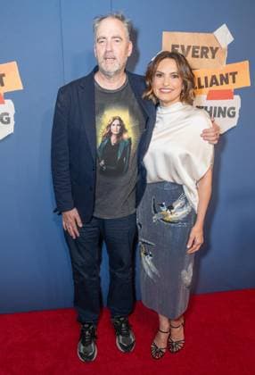 June 2, 2026, New York, New York, USA: Jeremy Herrin and Mariska Hargitay attend opening night for Every Brilliant Thing as she is making her Broadway debut at The Hudson Theatre in New York, NY on June 2, 2026. New York USA - ZUMAr339 20260602_znp_r339_066 Copyright: xLevxRadinx