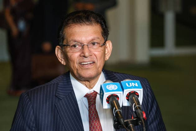 June 2, 2026, New York, New York, USA: KHALILUR RAHMAN of Bangladesh speaks at the General Assembly stakeout after being elected President of the 81st session of the UN General Assembly at UNHQ in New York. New York USA - ZUMAo116 20260602_znp_o116_039 Copyright: xBiancaxOterox